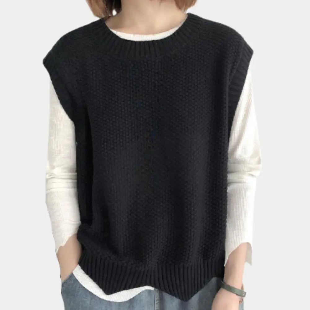 KnitChic - Strikket Veste for Kvinner i Stilfull Design Motelys