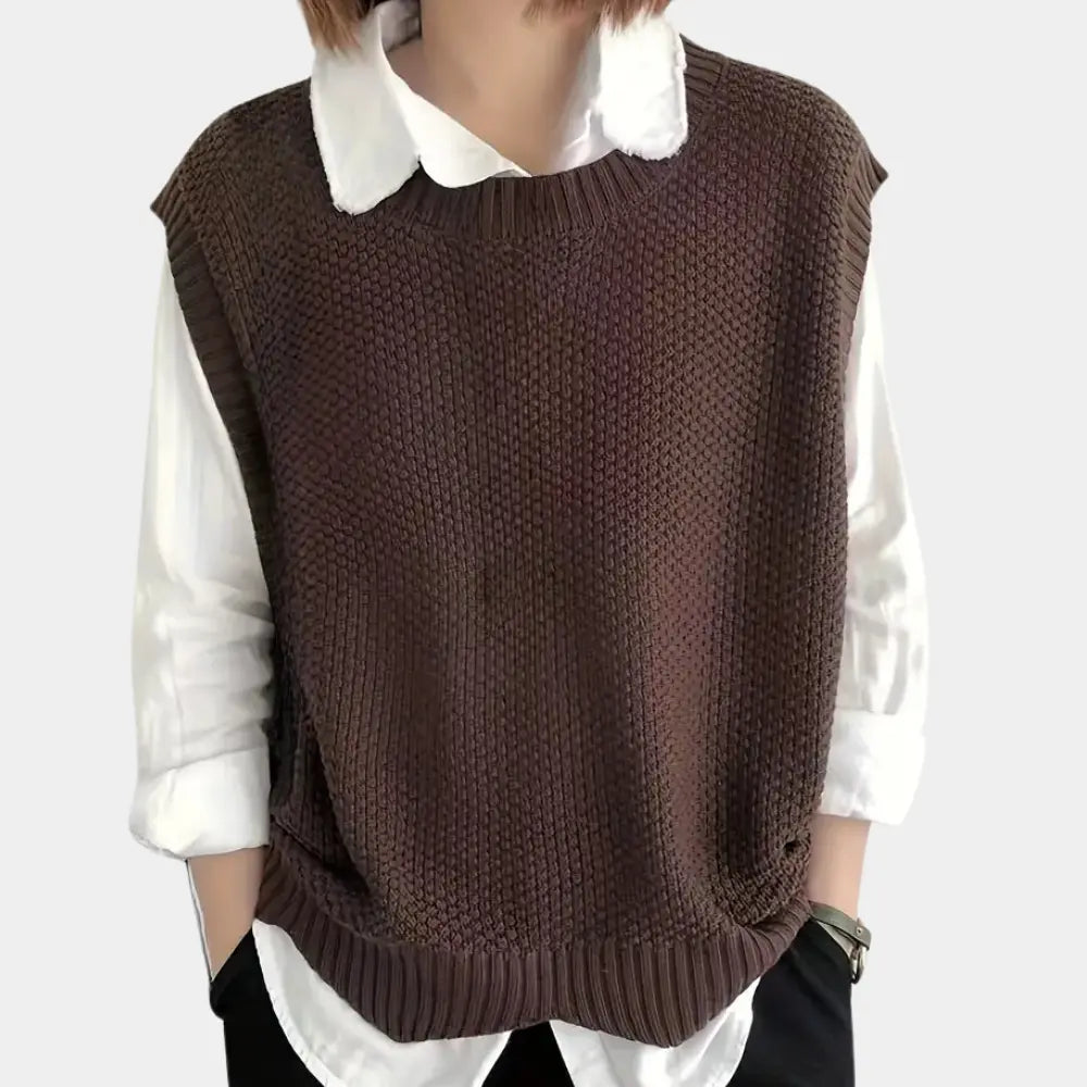 KnitChic - Strikket Veste for Kvinner i Stilfull Design Motelys