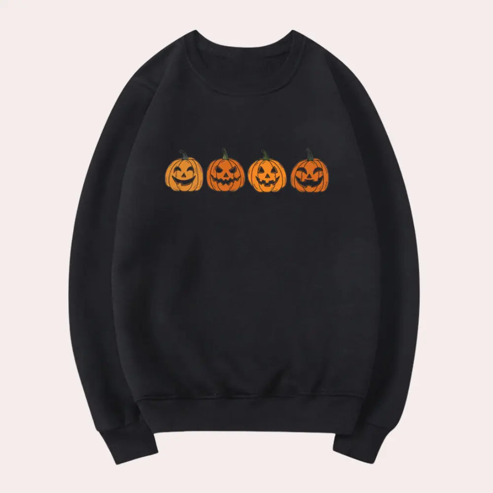 SpookyStyle - Halloween-Gresskargenser for Dame med Uimotståelig Design Motelys