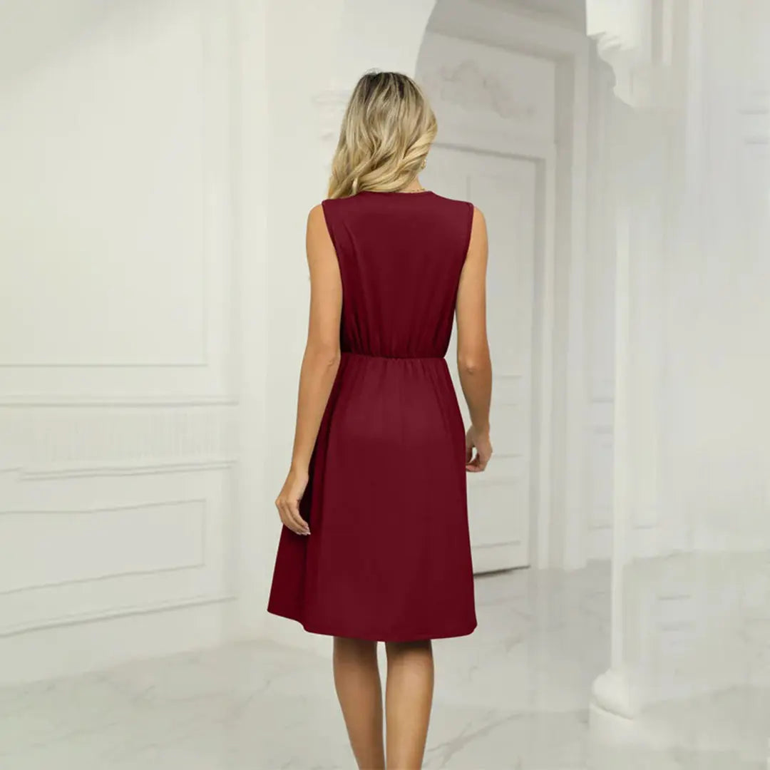 ChicWave - Lett Midikjole for Elegante Anledninger Motelys