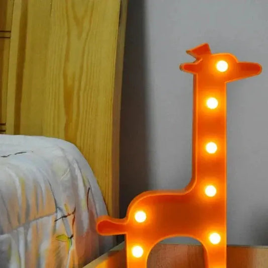 Animalia - Sjarmerende Bordlampe med Dyr til Barnerommet Motelys
