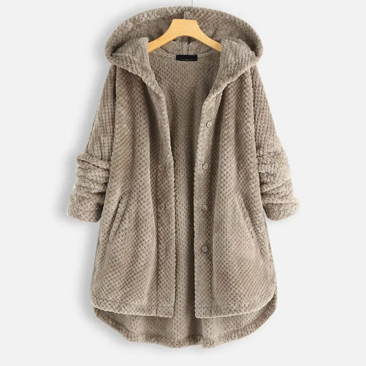 CozyChic - Overdimensjonert Hettejakke til Dame med Stil Motelys