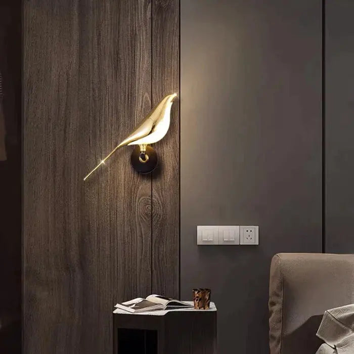 Vegglampe med Fugledesign Motelys