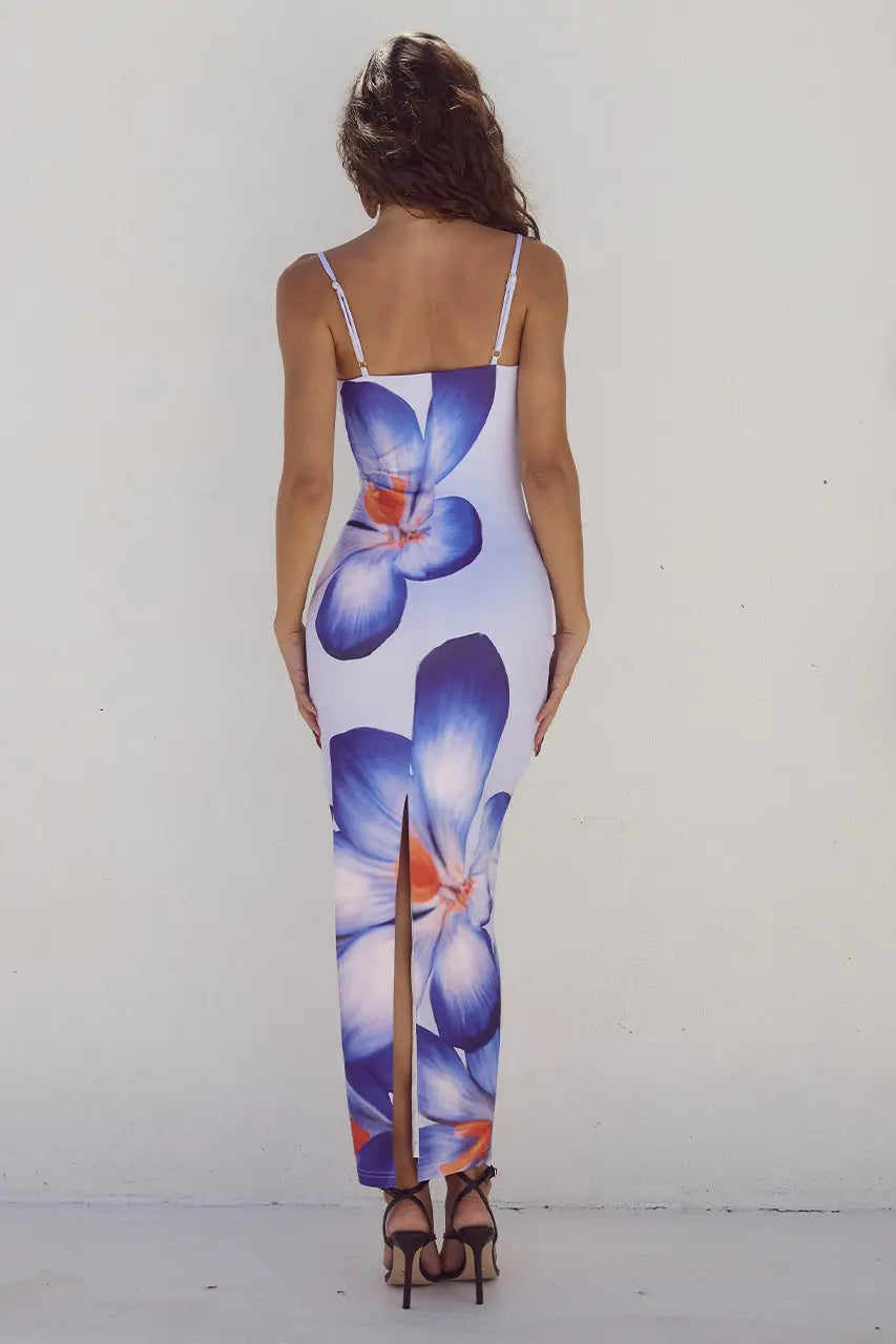 FloralChic - Blomstret Kjole for Sommerlige Anledninger Motelys