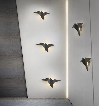 LumaFlee - Stilig Vegglampe med Fugledesign for Et Unikt Uttrykk Motelys