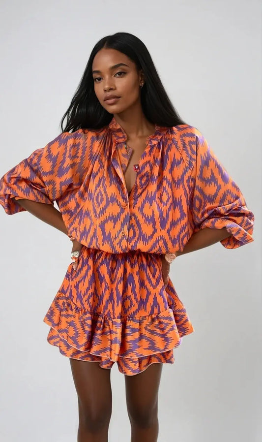 SunshineEssence - Midi Solkjole for Sommeren med Stil Motelys