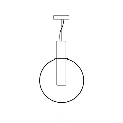 GlowSphere - Elegant Pendellampe for Stilfulle Interiør Motelys