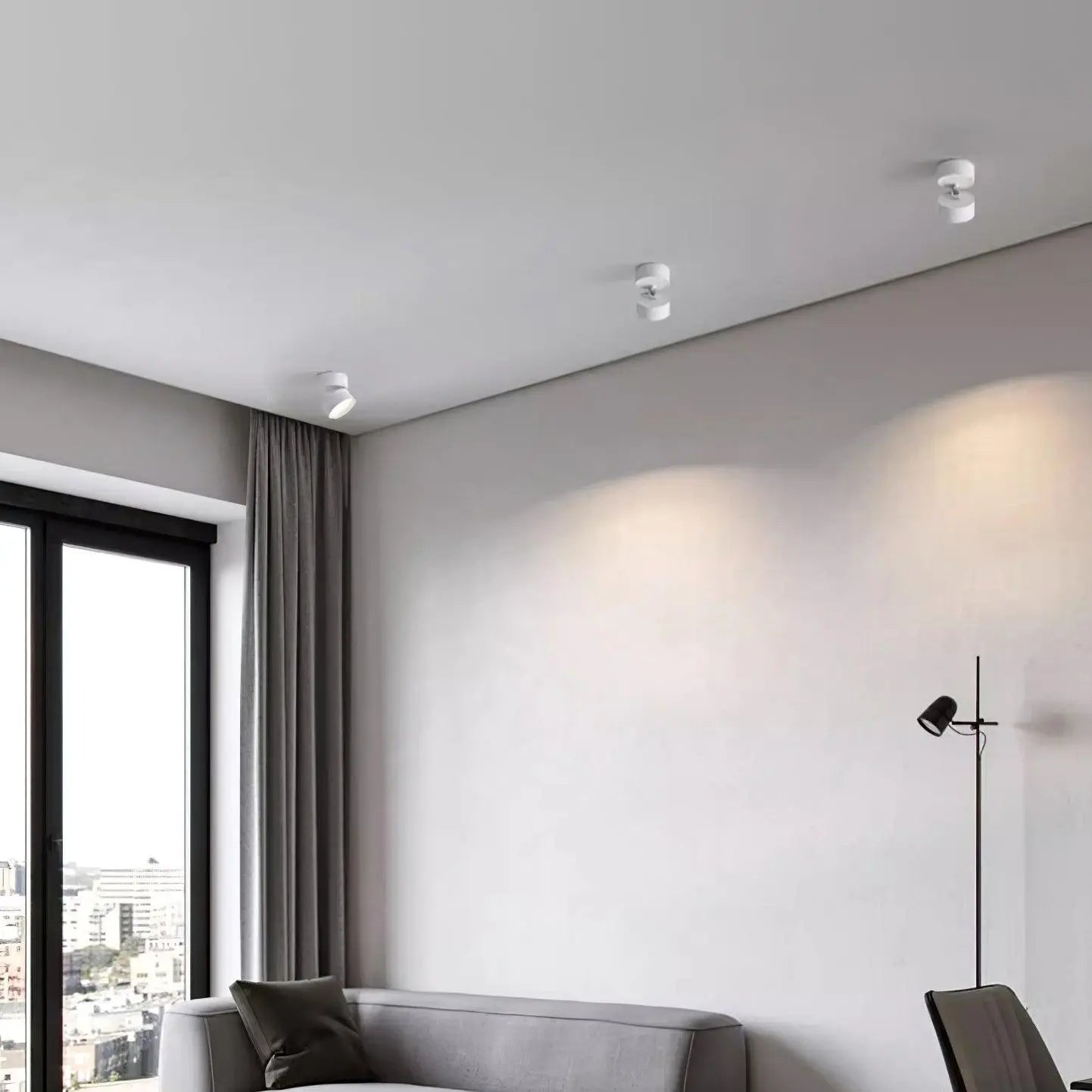 AuraLite - Elegant Surface Taklampe for Moderne Interiør Motelys