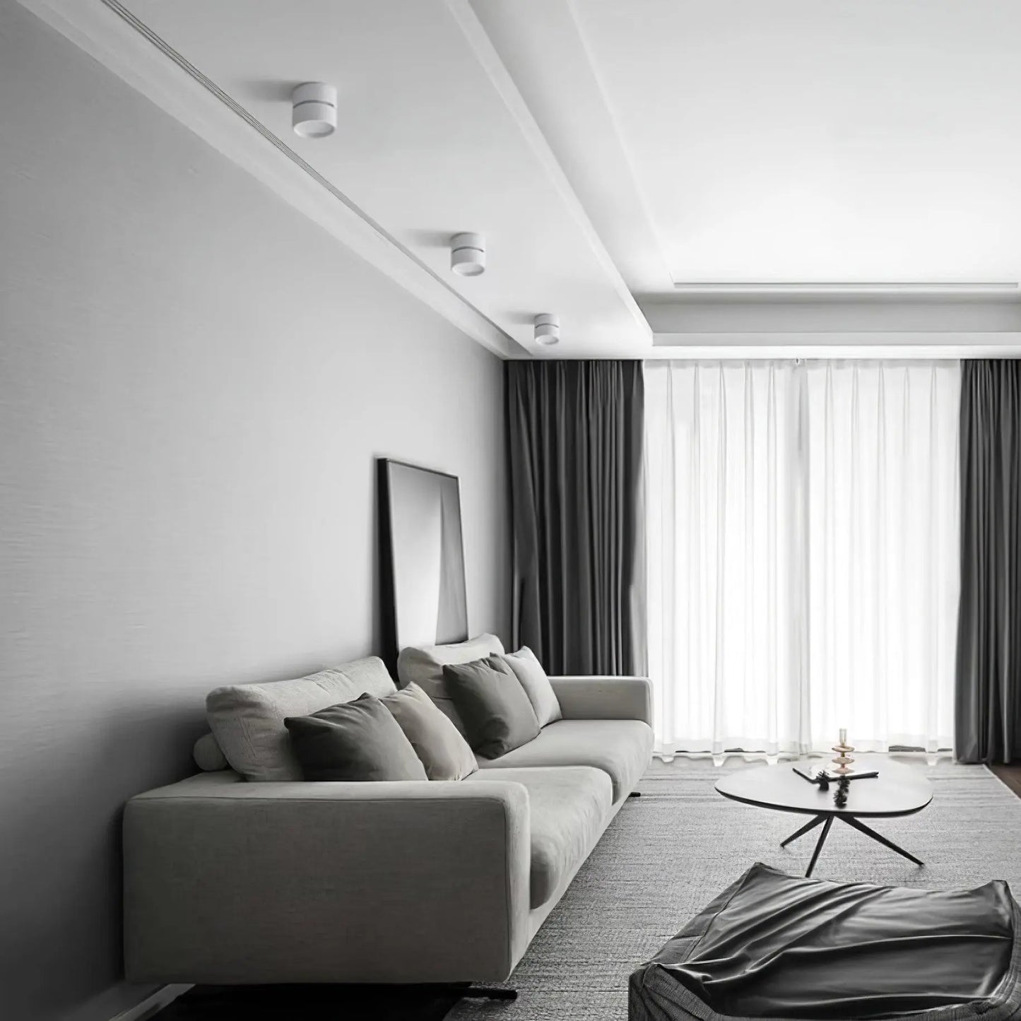 AuraLite - Elegant Surface Taklampe for Moderne Interiør Motelys