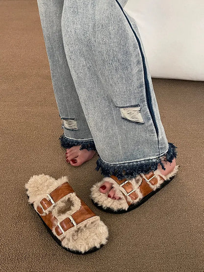 Fluffy Unisex-sandaler Motelys