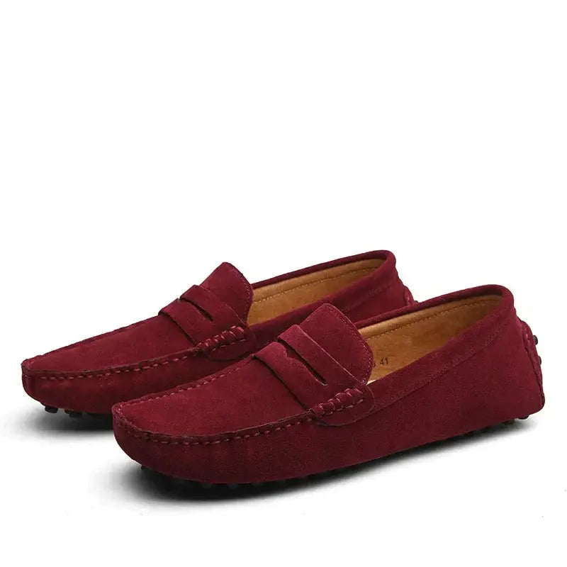 ChicStride - Elegante Loafers i Semsket Skinn for Hverdag Motelys