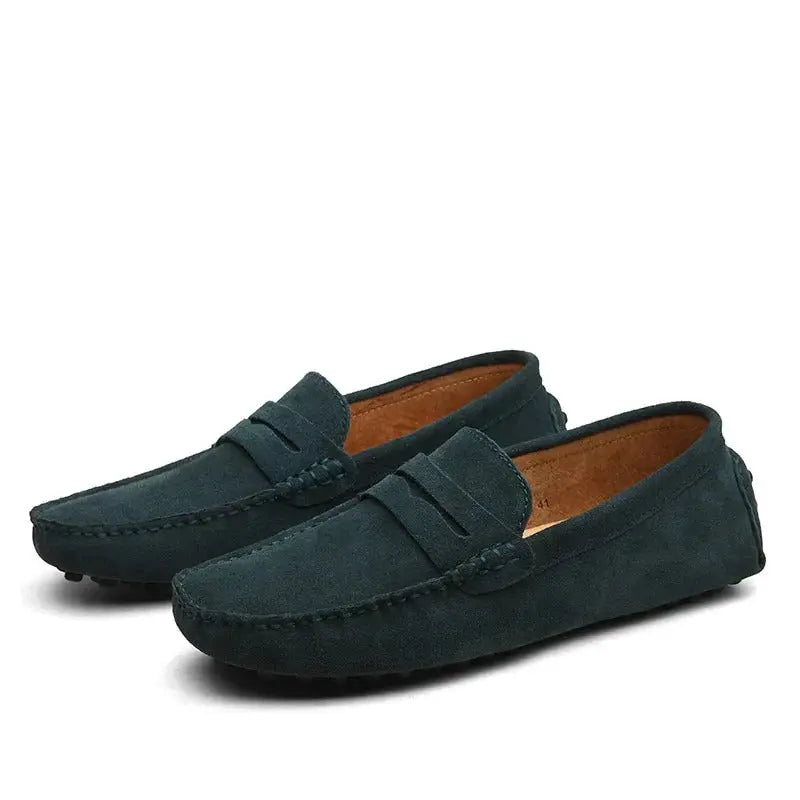 ChicStride - Elegante Loafers i Semsket Skinn for Hverdag Motelys