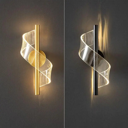 LumiStyle - Elegant Vegglampe med Glass for Moderne Interiør Motelys