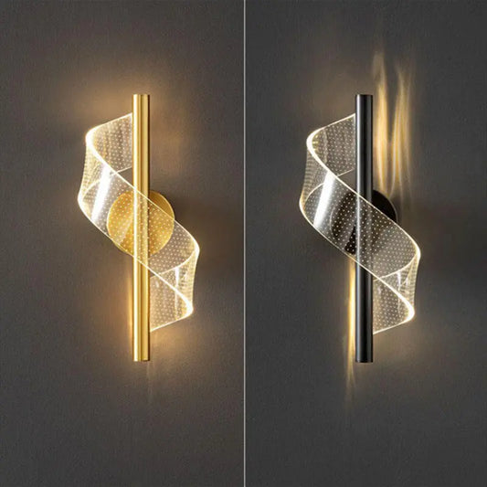 LumiStyle - Elegant Vegglampe med Glass for Moderne Interiør Motelys