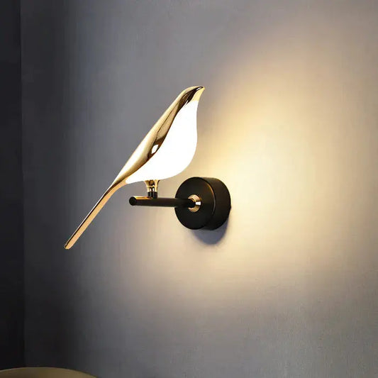 Vegglampe med Fugledesign Motelys