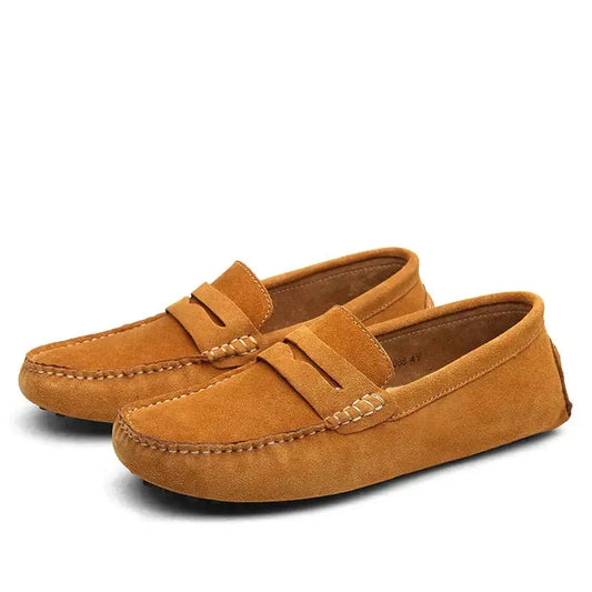 ChicStride - Elegante Loafers i Semsket Skinn for Hverdag Motelys