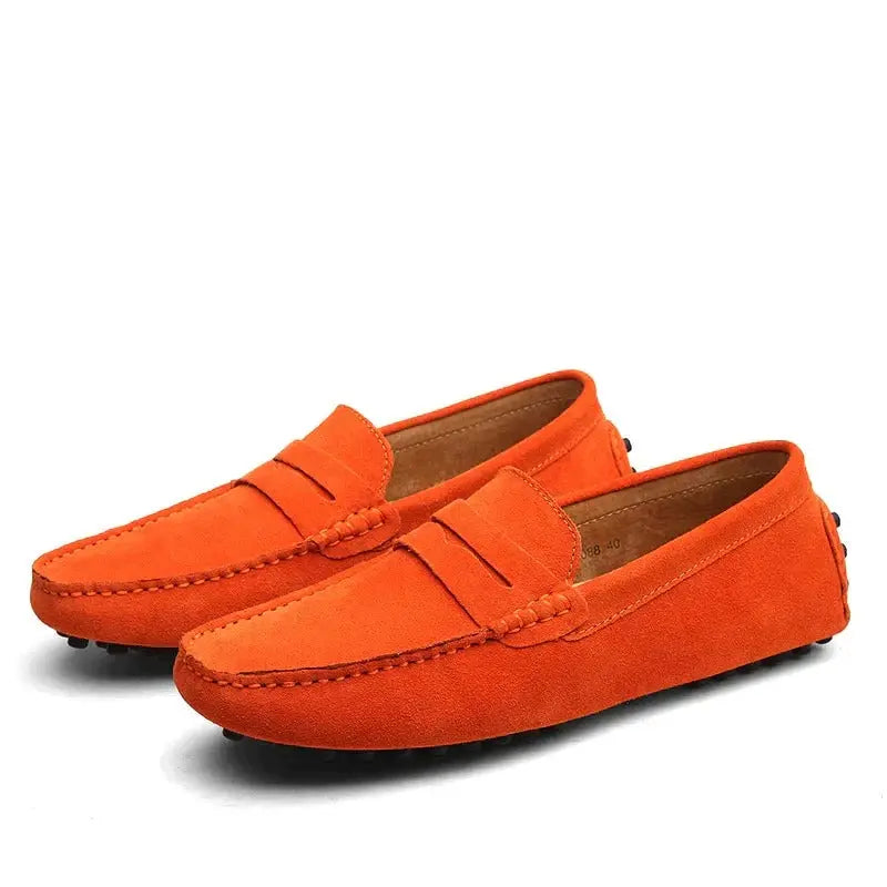 ChicStride - Elegante Loafers i Semsket Skinn for Hverdag Motelys