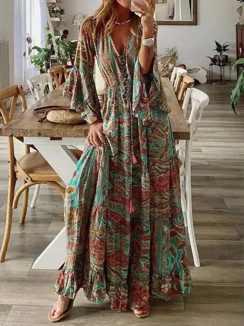 ElegantFit - Lang Kjole for Uformell Eleganse Motelys