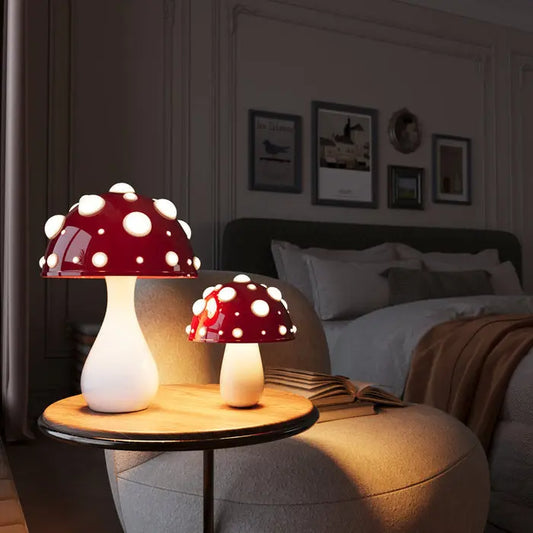 GlowMush - Trendy Mushroom LED-bordlampe for Stemningsfull Belysning Motelys