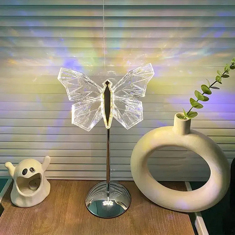 Butterfly Crystal Bordlampe Motelys