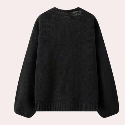 CozyLayer - Elegant Cardigan for Kvinner med Stil og Komfort Motelys