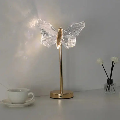 Butterfly Crystal Bordlampe Motelys