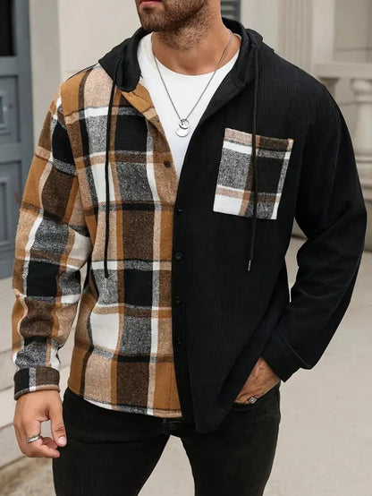 Corduroy Hoodie for menn Motelys