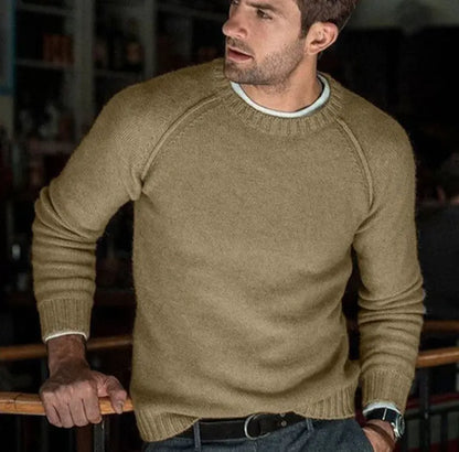 UrbanKnit - Komfortabel Strikket Genser for Menn Motelys