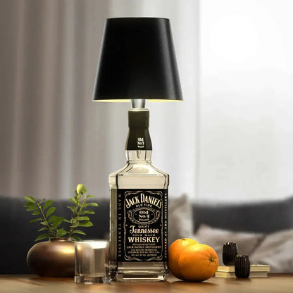Trådløs designerflaskelampe Motelys