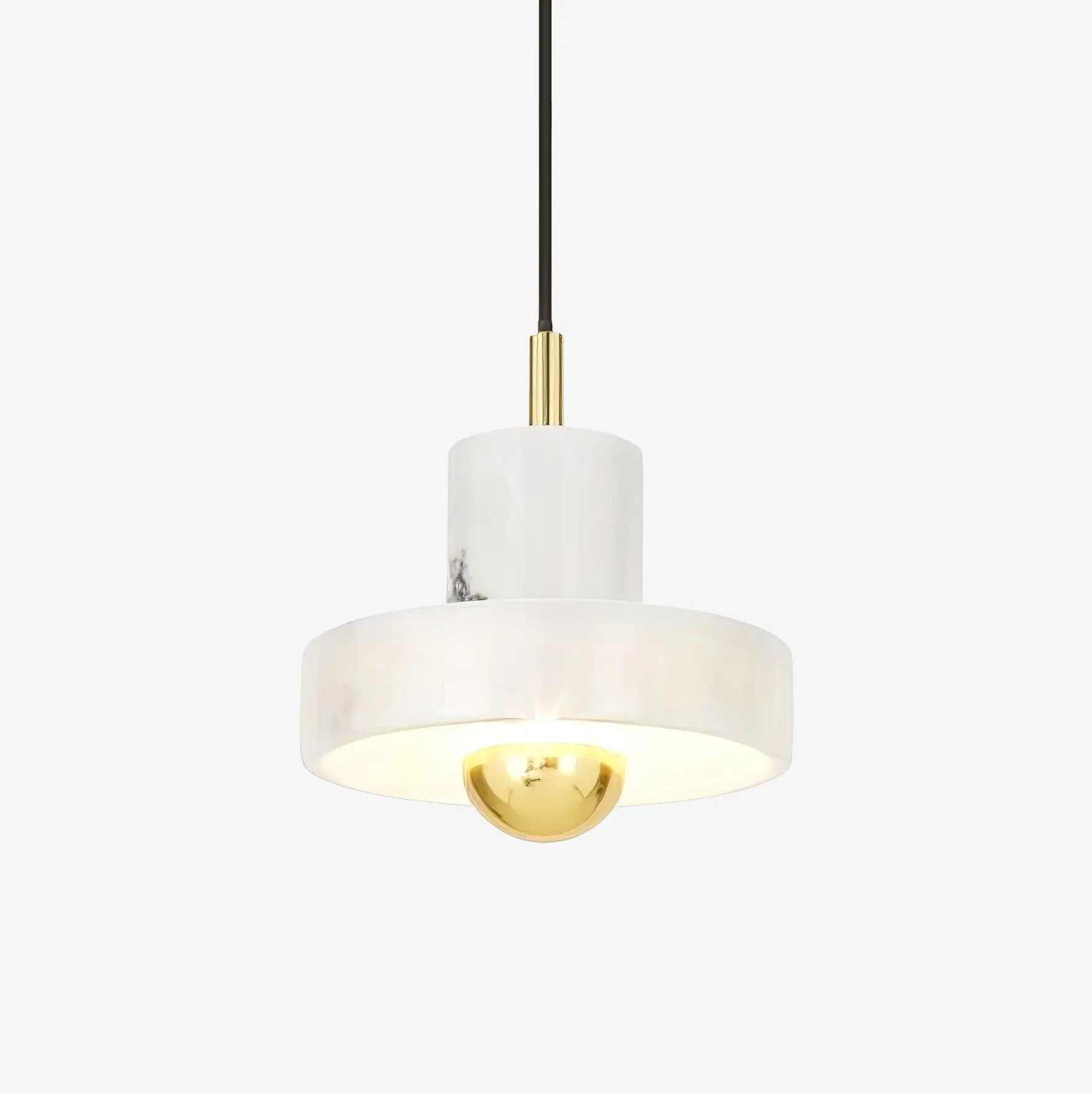 AuraLight - Elegant Marmor Pendellampe for Stilig Belysning Motelys