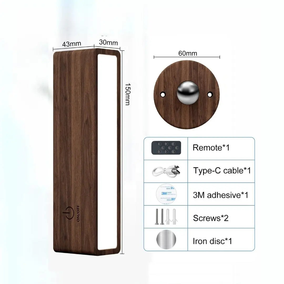 Oppladbar 360° LED-lampe Motelys