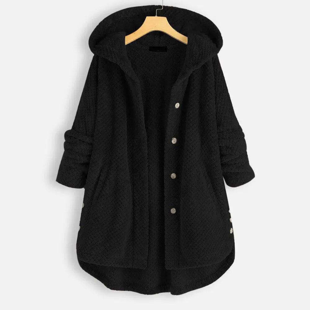 CozyChic - Overdimensjonert Hettejakke til Dame med Stil Motelys