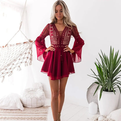 ChicVibe - Trendy Minikjole For En Uforglemmelig Stil Motelys