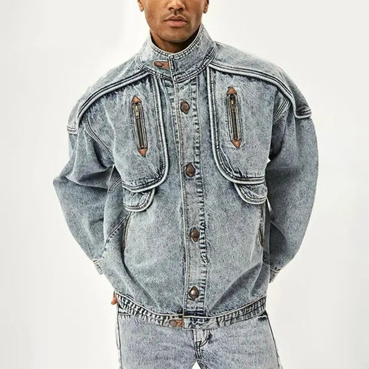Jeansjakke for menn Motelys