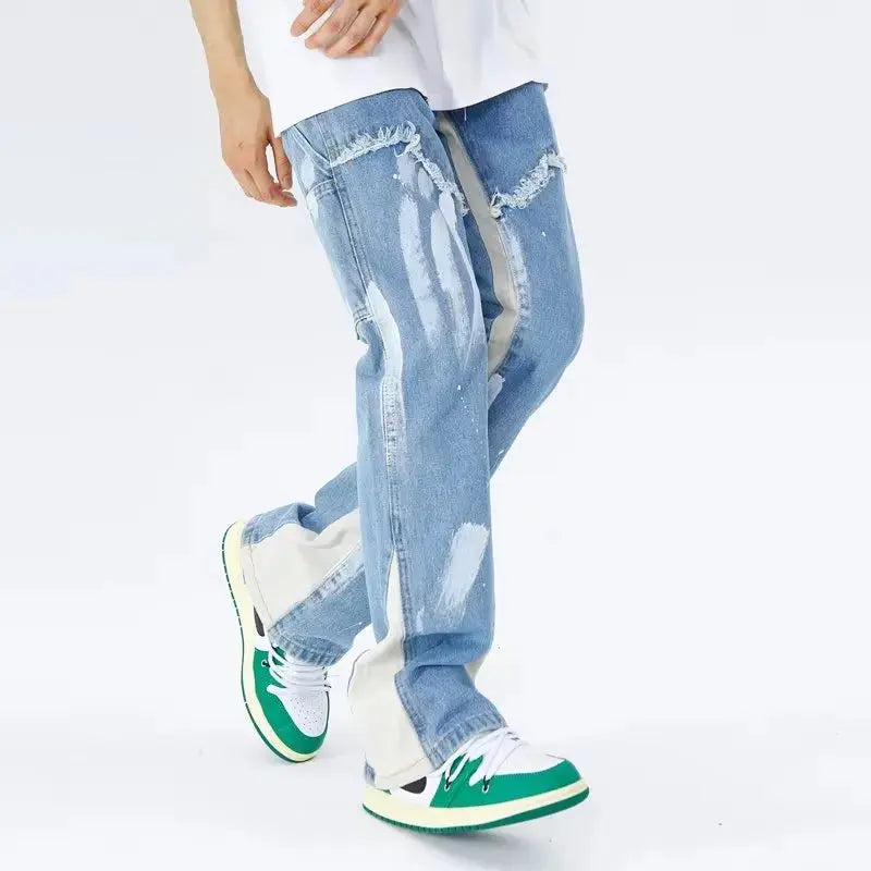 StreetFlex - Baggy Streetwear-Jeans For En Uformell Stil Motelys