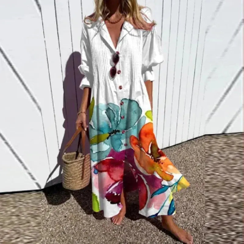 SunnyStyle - Fresh Sommerkjole for Kvinner i Trendy Design Motelys