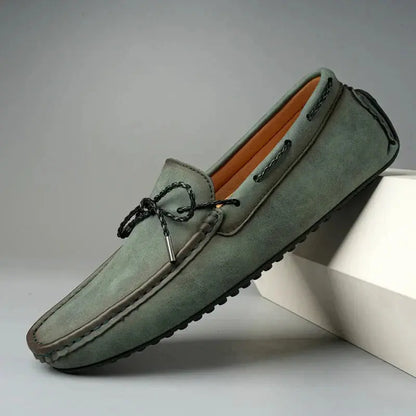 StyleStep - Elegante Loafers i Semsket Skinn for Menn Motelys
