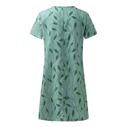 ChicSun - Sommerkjole med V-hals for Elegante Sommerdager Motelys
