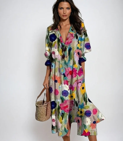 SunnyStyle - Fresh Sommerkjole for Kvinner i Trendy Design Motelys