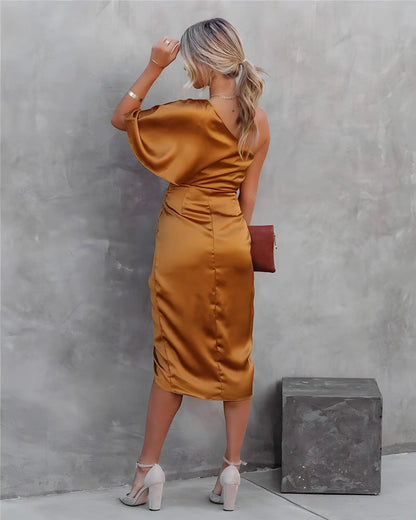 SilkSensation - Cocktail-Solkjole I Silke For Elegante Anledninger Motelys