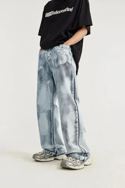 Jeans med vide ben Motelys
