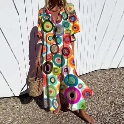 SunnyStyle - Fresh Sommerkjole for Kvinner i Trendy Design Motelys