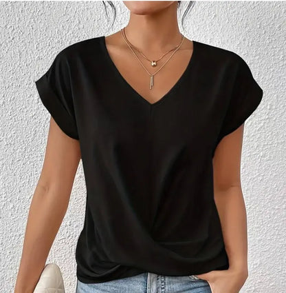 ChicStyle - Topp med V-hals for Kvinner i Trendy Design Motelys