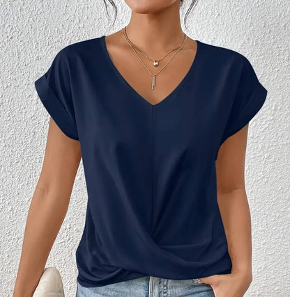 ChicStyle - Topp med V-hals for Kvinner i Trendy Design Motelys
