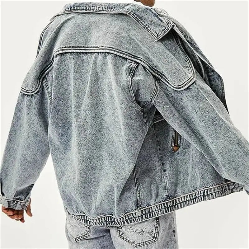 Jeansjakke for menn Motelys