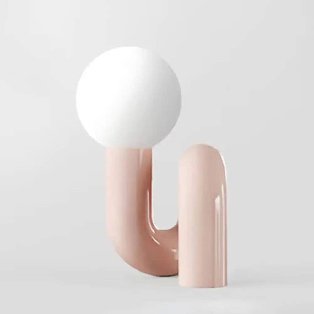 skrivebordslampe i glass og harpiks Motelys