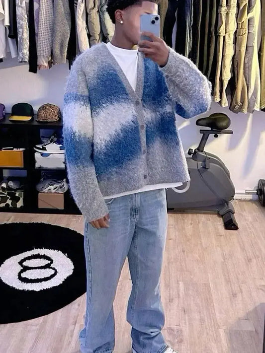 Cardigan med mønster Motelys