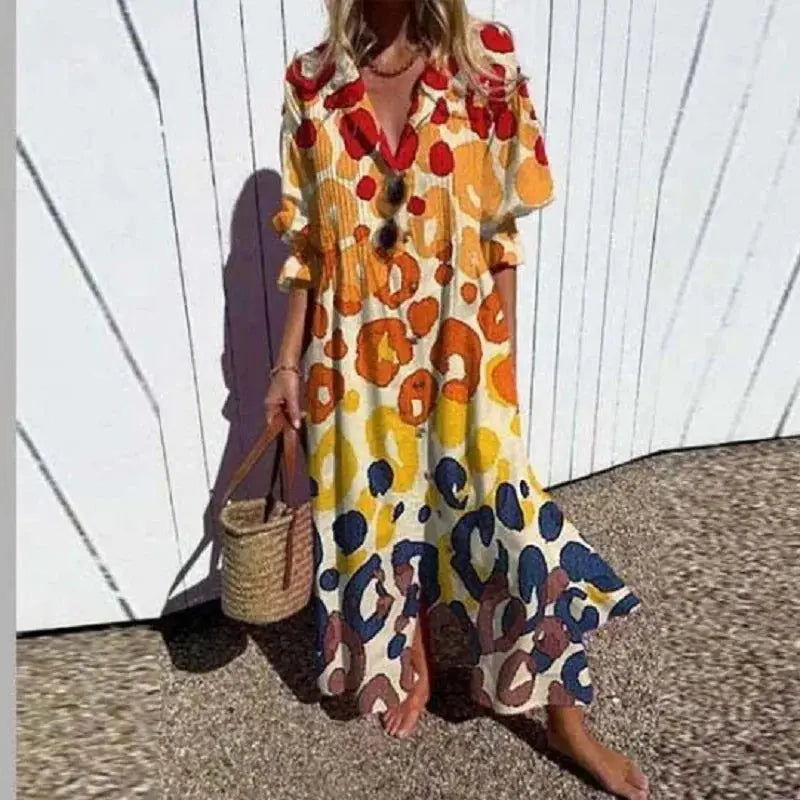 SunnyStyle - Fresh Sommerkjole for Kvinner i Trendy Design Motelys