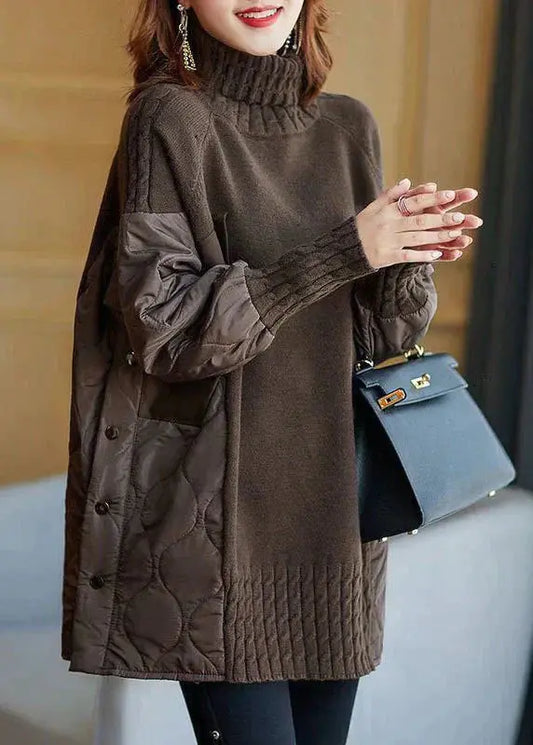Loose Turtleneck sweater for women Motelys