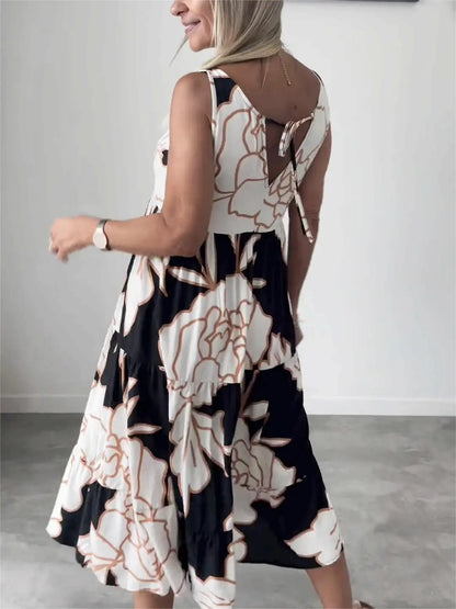 FloralChic - Blomstret Kjole for En Fargerik Stil Motelys